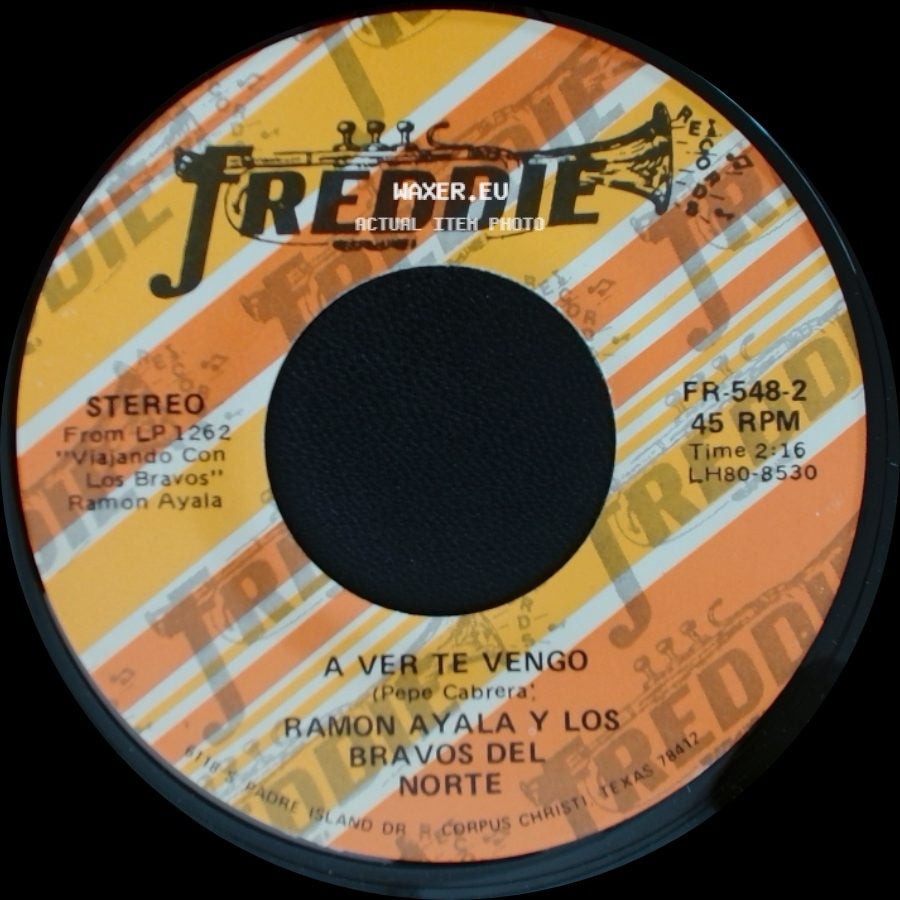 Ramon Ayala Y Los Bravos Del Norte - A Ver Te Vengo / Que Casualidad side A