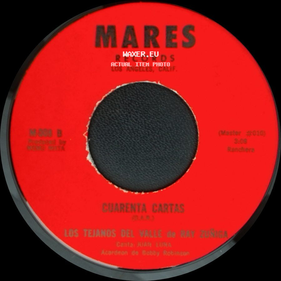 Los Tejanos Del Valle De Ray Zuñiga - Tu Casamiento / Cuarenta Cartas side B