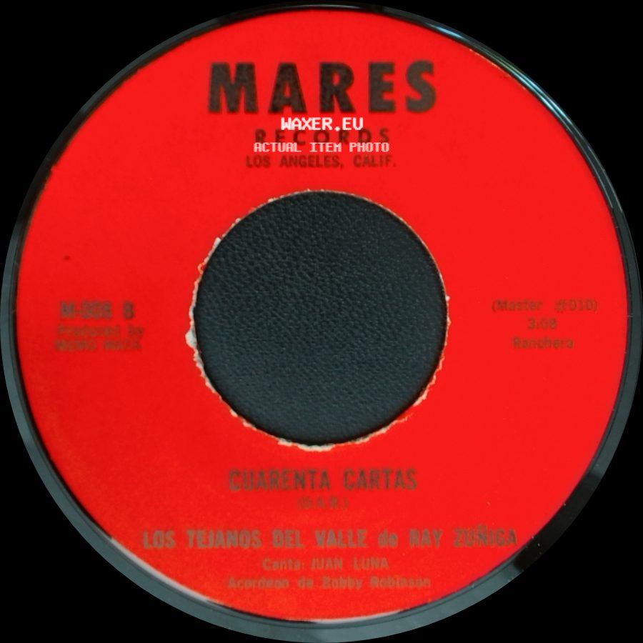 Los Tejanos Del Valle De Ray Zuñiga - Tu Casamiento / Cuarenta Cartas side B