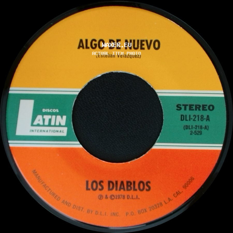 Los Diablos - Algo De Nuevo / Pinta Tu Raya side A