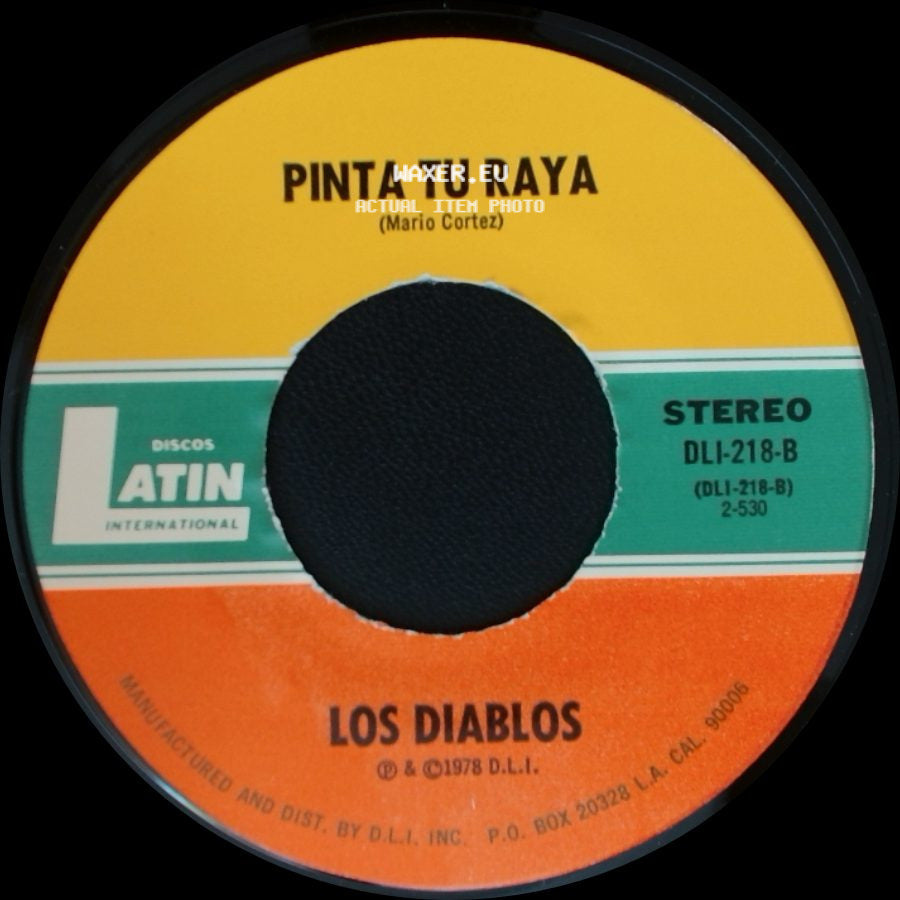 Los Diablos - Algo De Nuevo / Pinta Tu Raya side B