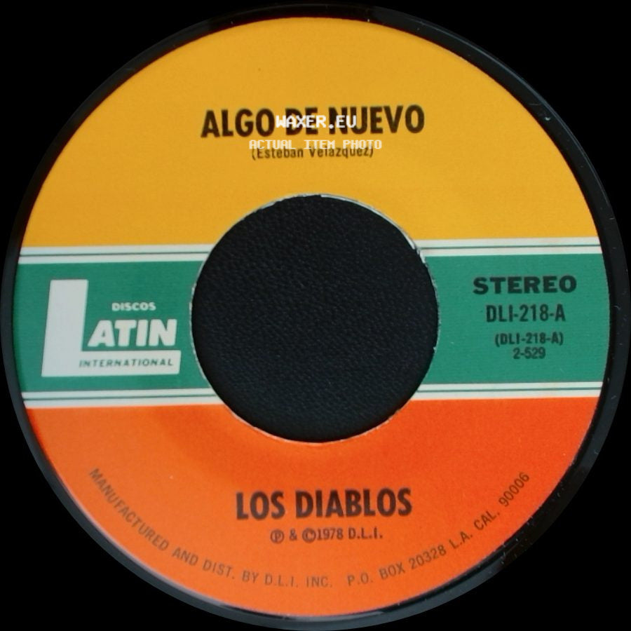 Los Diablos - Algo De Nuevo / Pinta Tu Raya side A