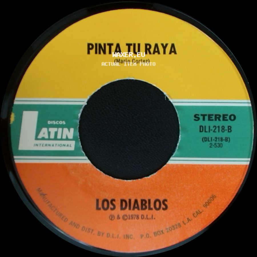 Los Diablos - Algo De Nuevo / Pinta Tu Raya side B