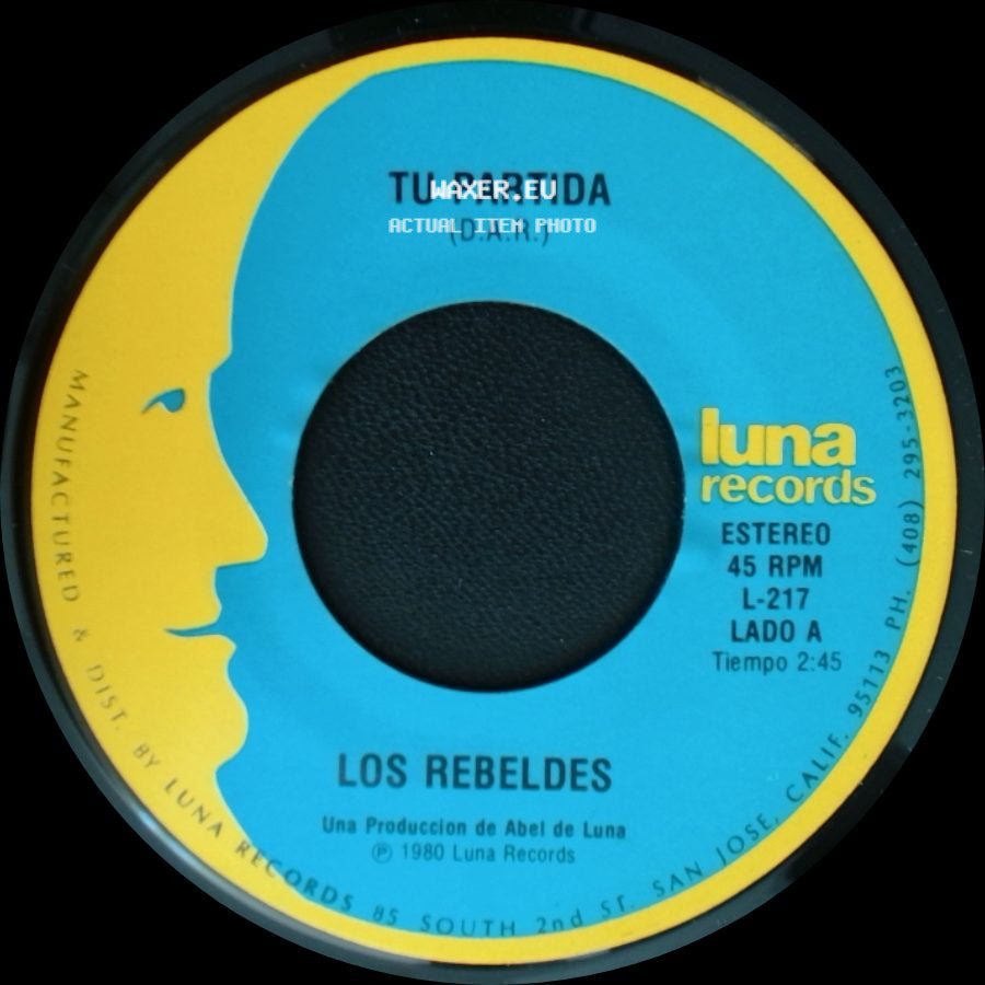 Los Rebeldes - Tu Partida / Albur De Amor (D.A.R.) side A