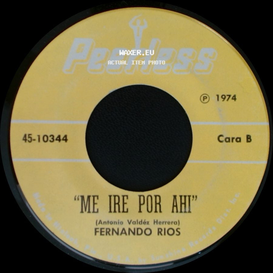 Fernando Rios - Llevame Contigo / Me Ire Por Ahi side B