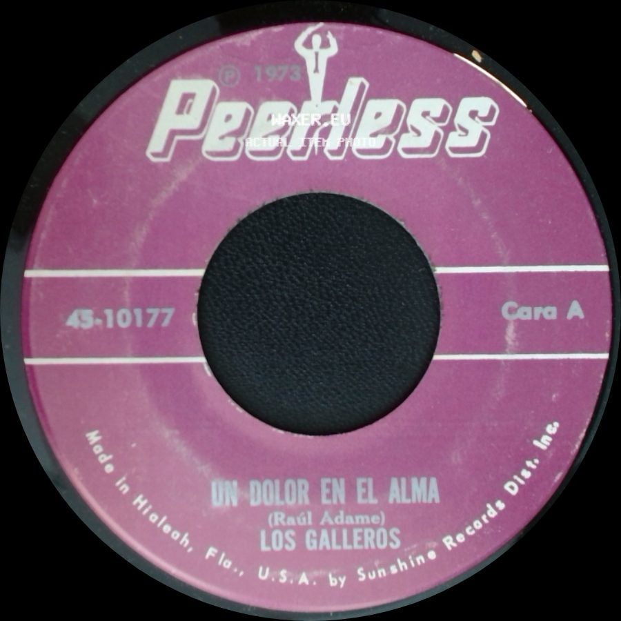 Los Galleros - Un Dolor En El Alma / La Flor De Mi Esperanza side A