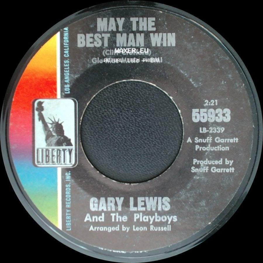 Gary Lewis And The Playboys - Where Will The Words Come From / May The Best Man Win side B