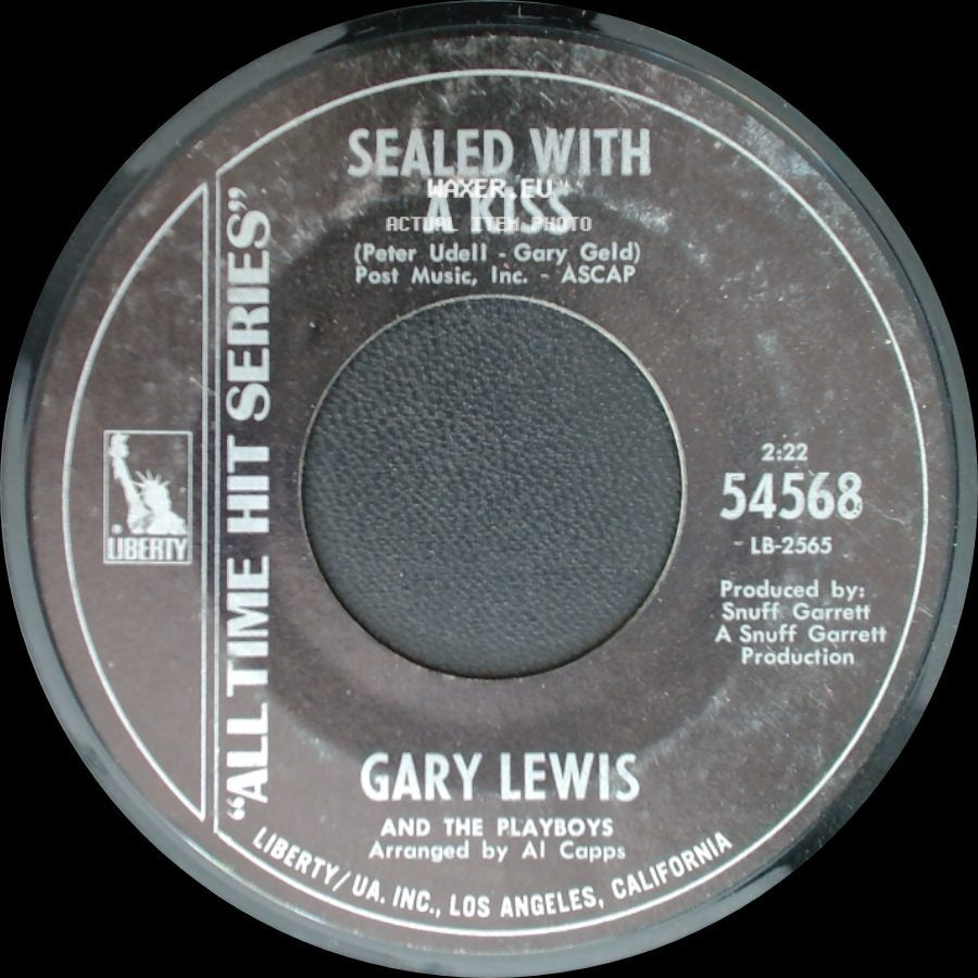 Gary Lewis And The Playboys - Sealed With A Kiss / Rhythm Of The Rain side A
