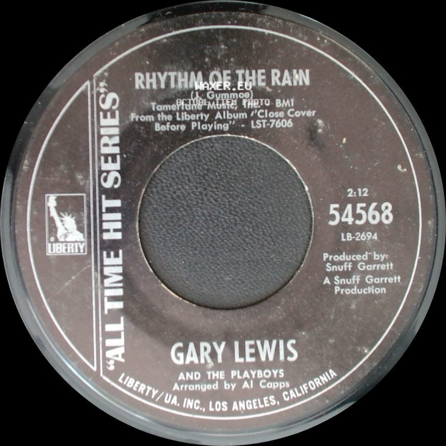 Gary Lewis And The Playboys - Sealed With A Kiss / Rhythm Of The Rain side B
