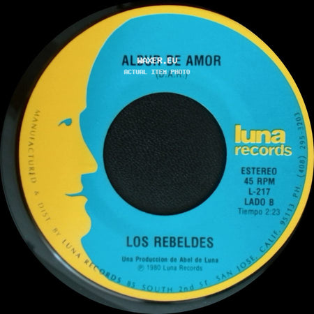 Los Rebeldes - Tu Partida / Albur De Amor side B