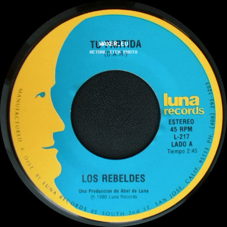 Los Rebeldes - Tu Partida / Albur De Amor side A
