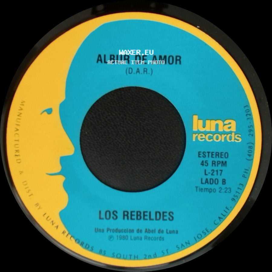 Los Rebeldes - Tu Partida / Albur De Amor side B