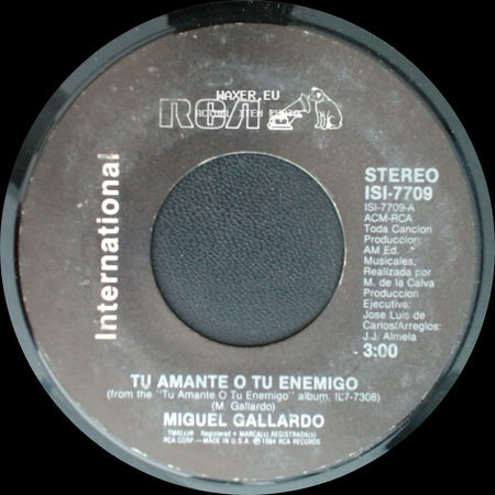 Miguel Gallardo - Tu Amante O Tu Enemigo / Corazon (Pearlydumm) side A
