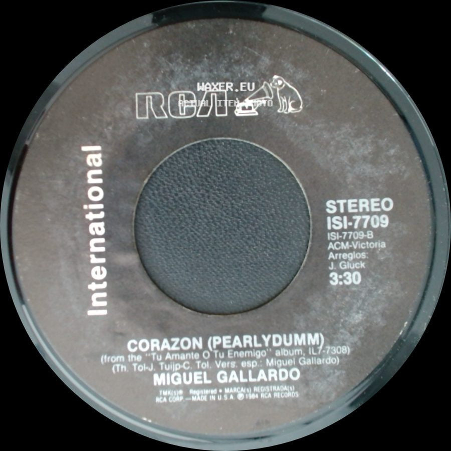 Miguel Gallardo - Tu Amante O Tu Enemigo / Corazon (Pearlydumm) side B