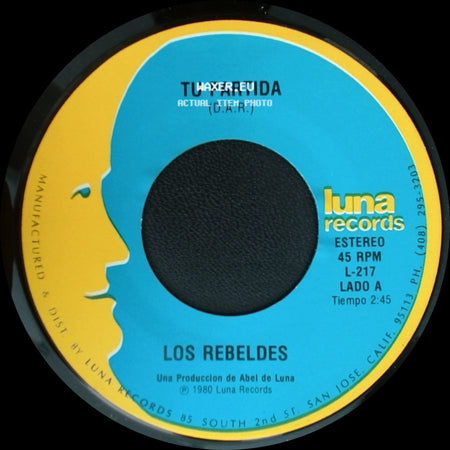 Los Rebeldes - Tu Partida / Albur De Amor side A
