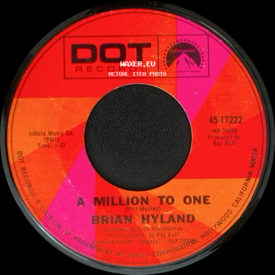 Brian Hyland - A Million To One / It Could All Begin Again (In You) side A