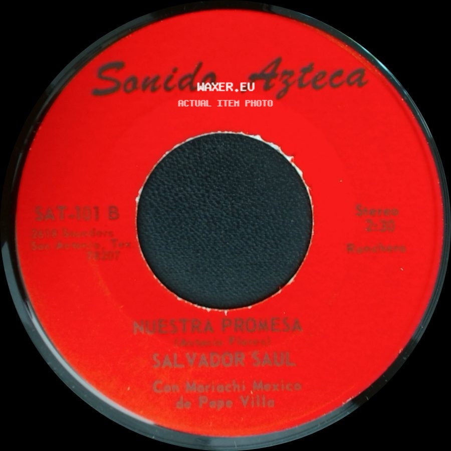 Salvador Saul - Mundo Distinto / Nuestra Promesa side B