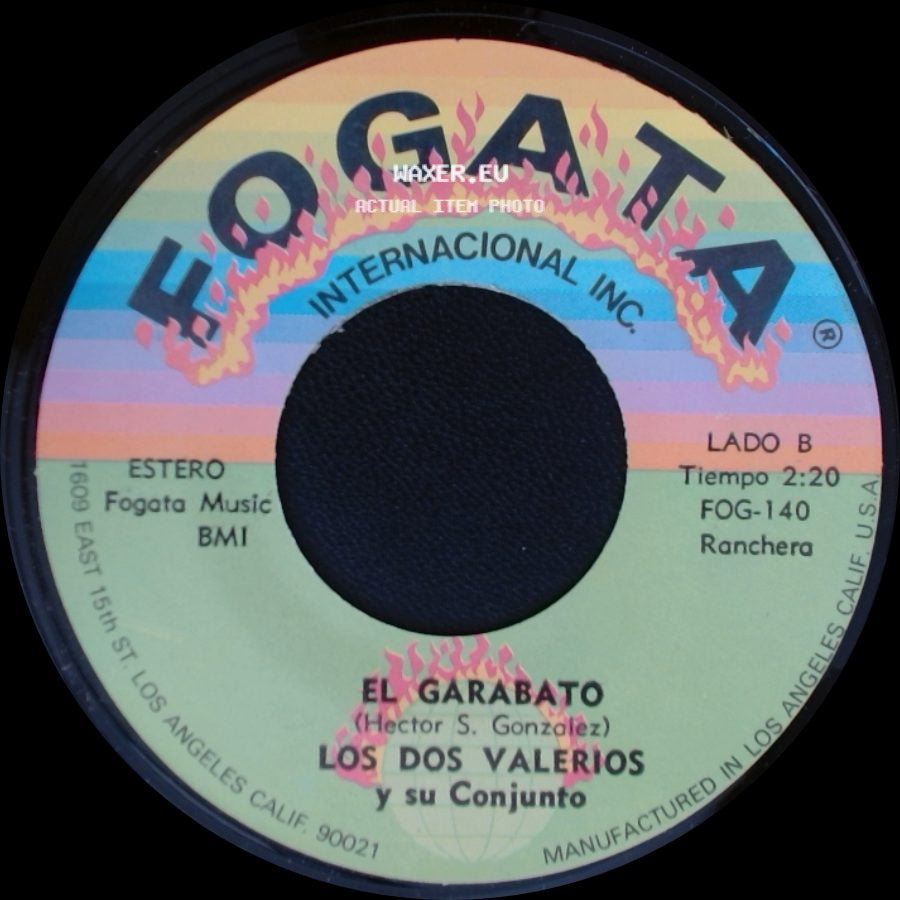 Los Dos Valerios Y Su Conjunto - Amada Mia / El Garabato side B