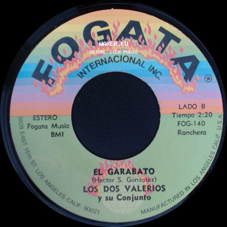 Los Dos Valerios Y Su Conjunto - Amada Mia / El Garabato side B