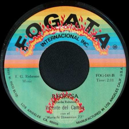 Vicente Del Campo / Dulces Valiente Del Campo - Recresa / Unknown Title B side A