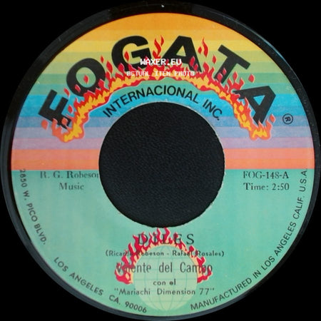 Vicente Del Campo / Dulces Valiente Del Campo - Recresa / Unknown Title B side B