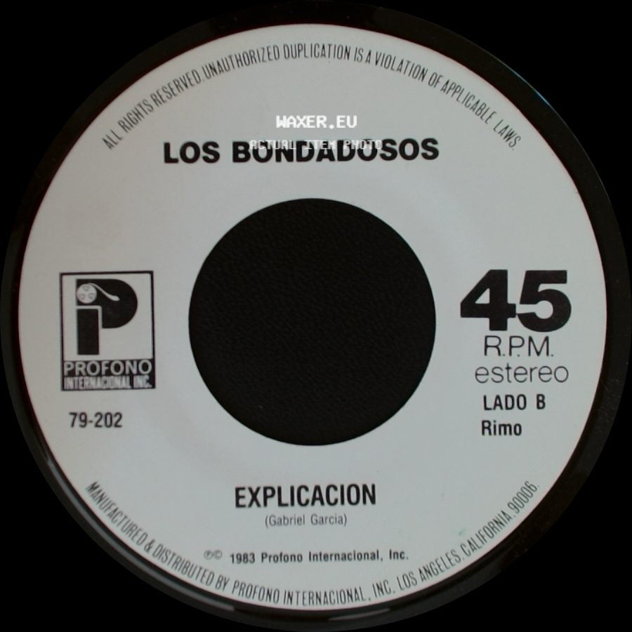Los Bondadosos - Arbol Sin Regalos / Explicacion side B