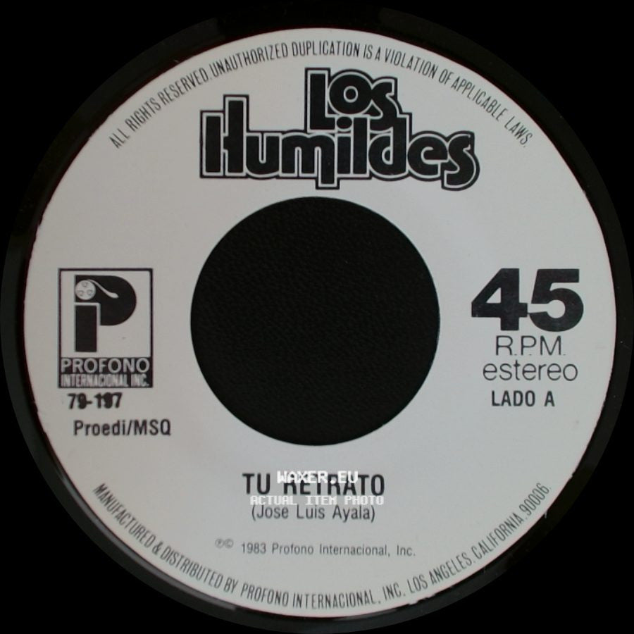 Los Humildes - Tu Retrato / Se Sufre Pero Se Aprende side A
