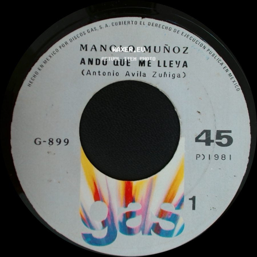 Manolo Muñoz - Ando Que Me Lleya / Me Cambiaste De Nombre side A