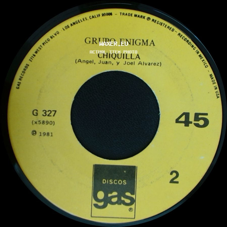 Grupo Enigma - Chiquilla / Hola Mi Amor side A