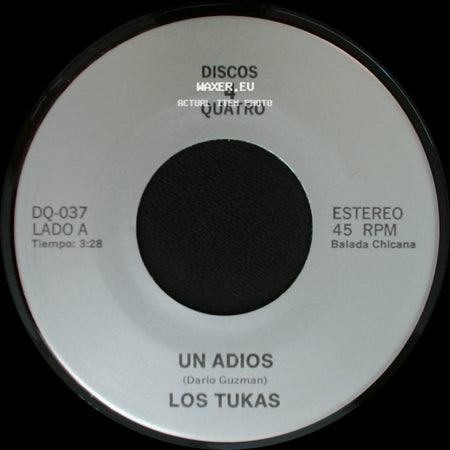 Los Tukas / Polo - Un Adios / El Ultimo Beso "Last Kiss" side A