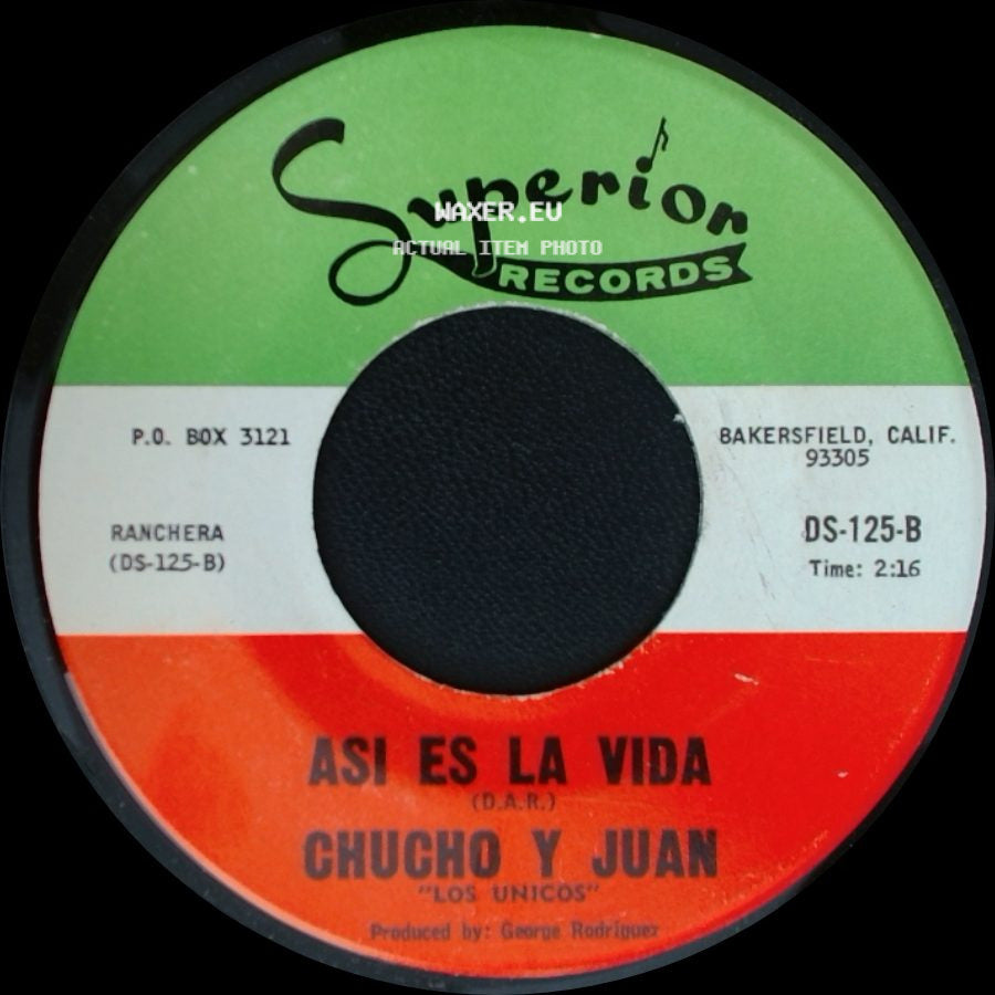 Chucho Y Juan - Con Quien Estaras Ahora / Asi Es La Vida side B
