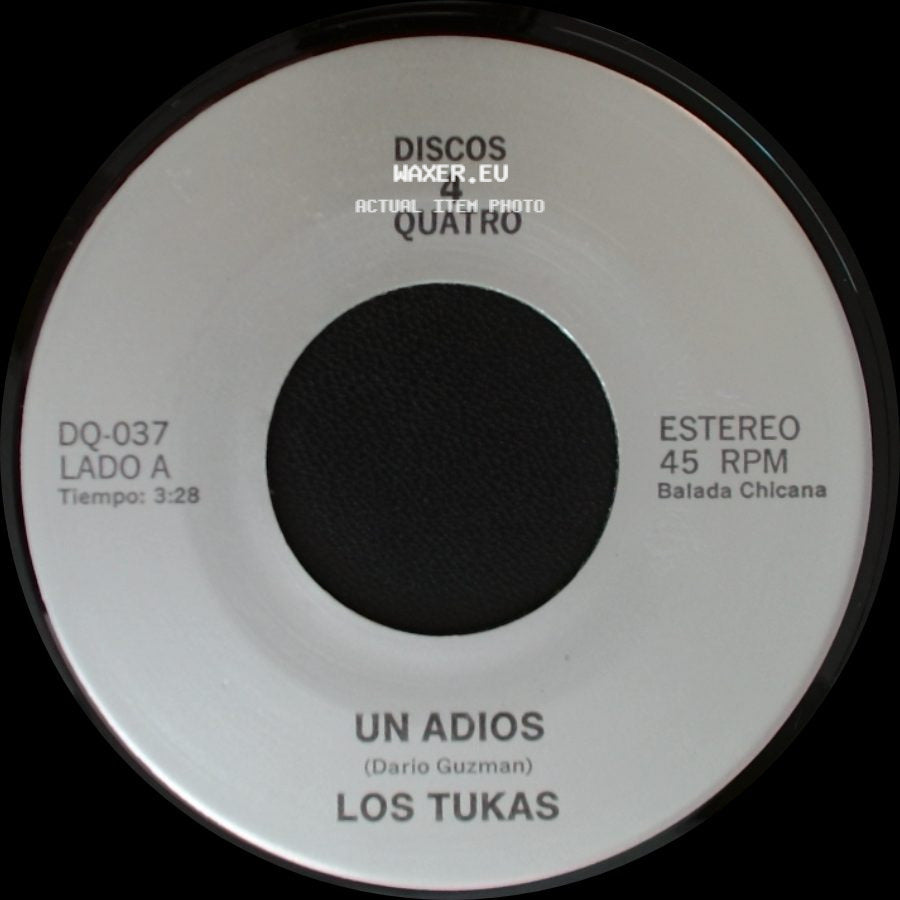 Los Tukas / Polo - Un Adios / El Ultimo Beso "Last Kiss" side A