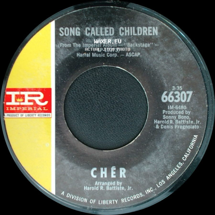 Cher - Song Called Children / Take Me For A Little While side A
