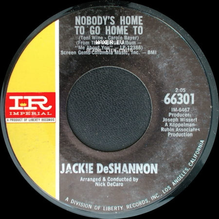 Jackie Deshannon - Nobody's Home To Go Home To / Nicole side A