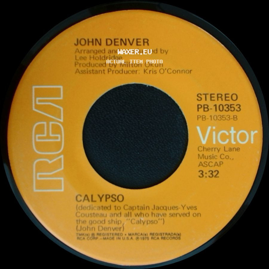 John Denver - I'm Sorry / Calypso side B