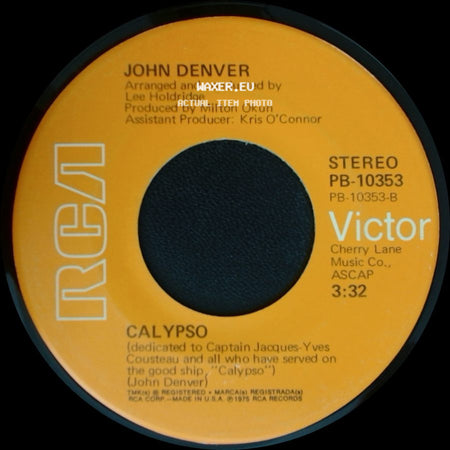 John Denver - I'm Sorry / Calypso side B