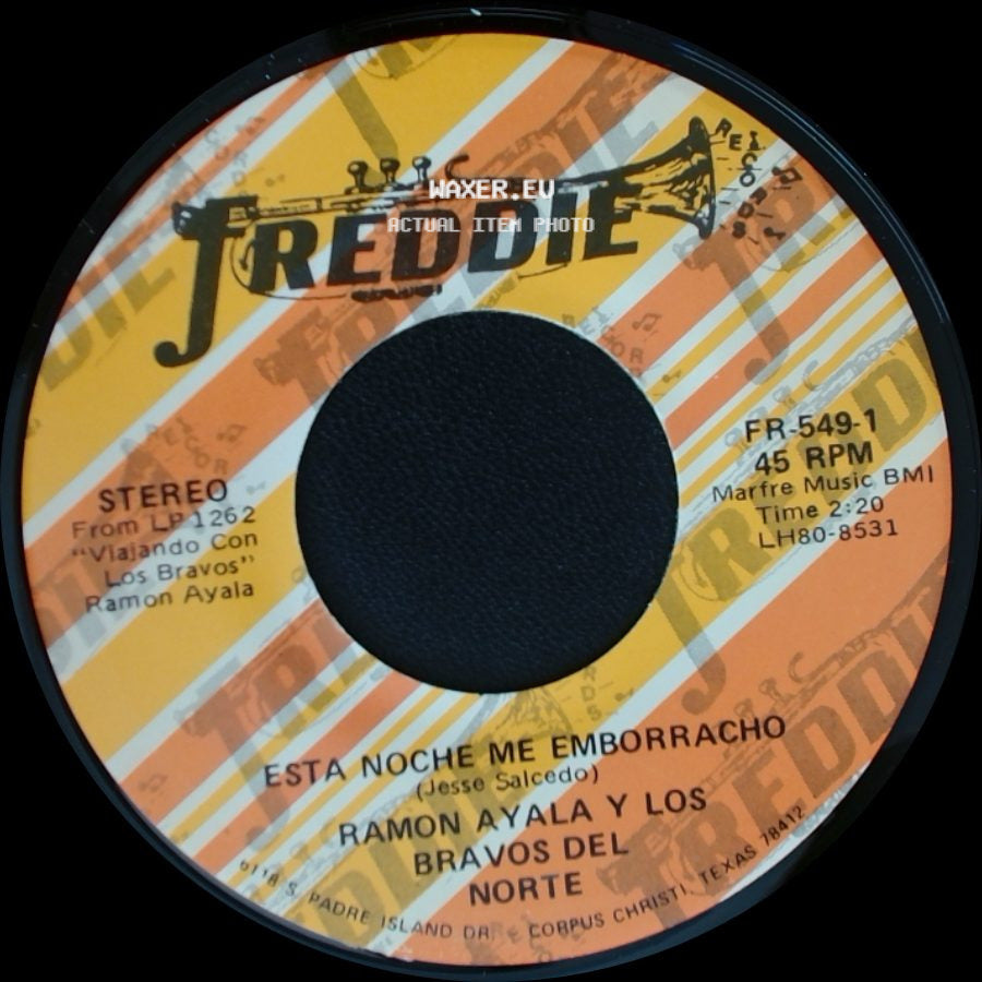 Ramon Ayala Y Los Bravos Del Norte - Tu Y La Mentira / Esta Noche Me Emborracho side B