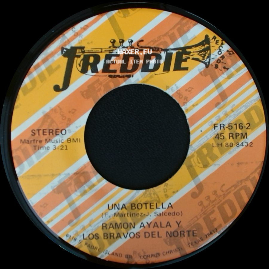 Ramon Ayala Y Los Bravos Del Norte - Mi Golondrina / Una Botella side B