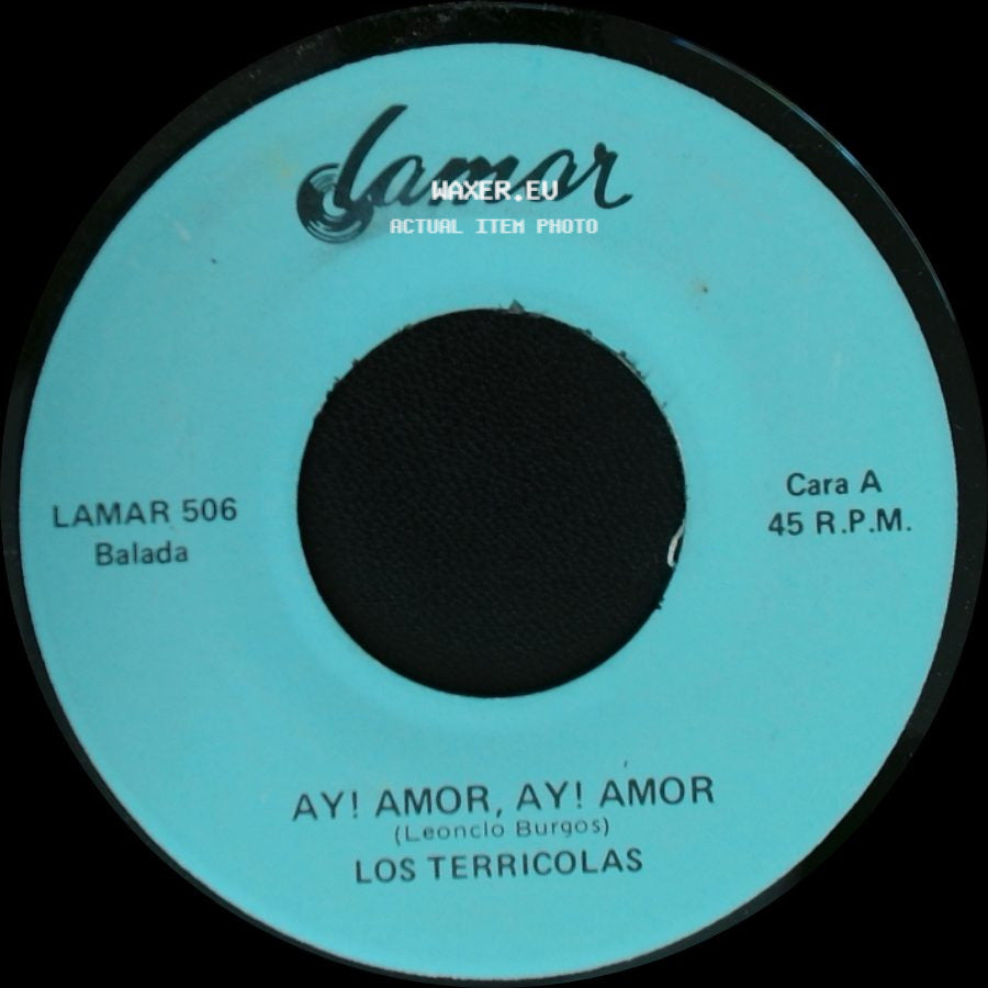 Los Terricolas - Ay! Amor, Ay! Amor / Mirando Caer La Lluvia side A
