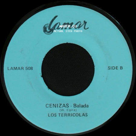 Los Terricolas - Te Amare - Balada / Cenizas - Balada side B