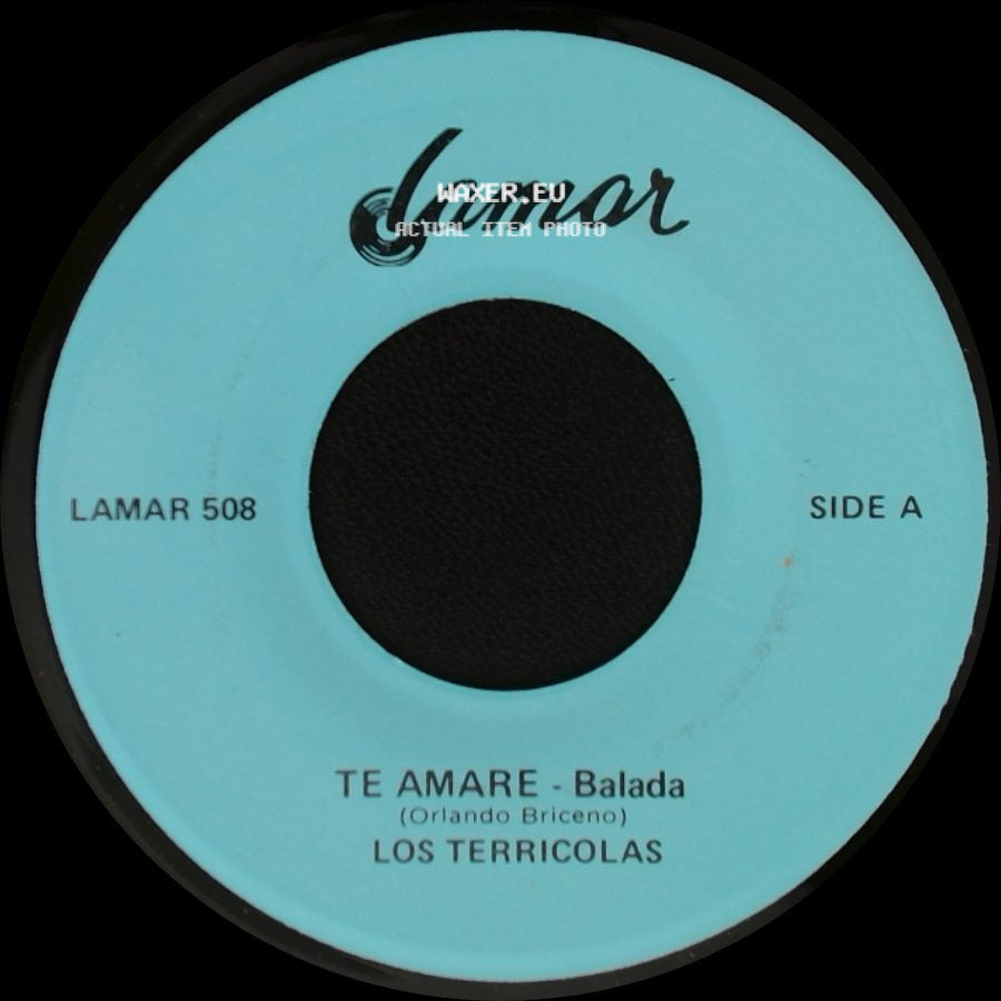 Los Terricolas - Te Amare - Balada / Cenizas - Balada side A