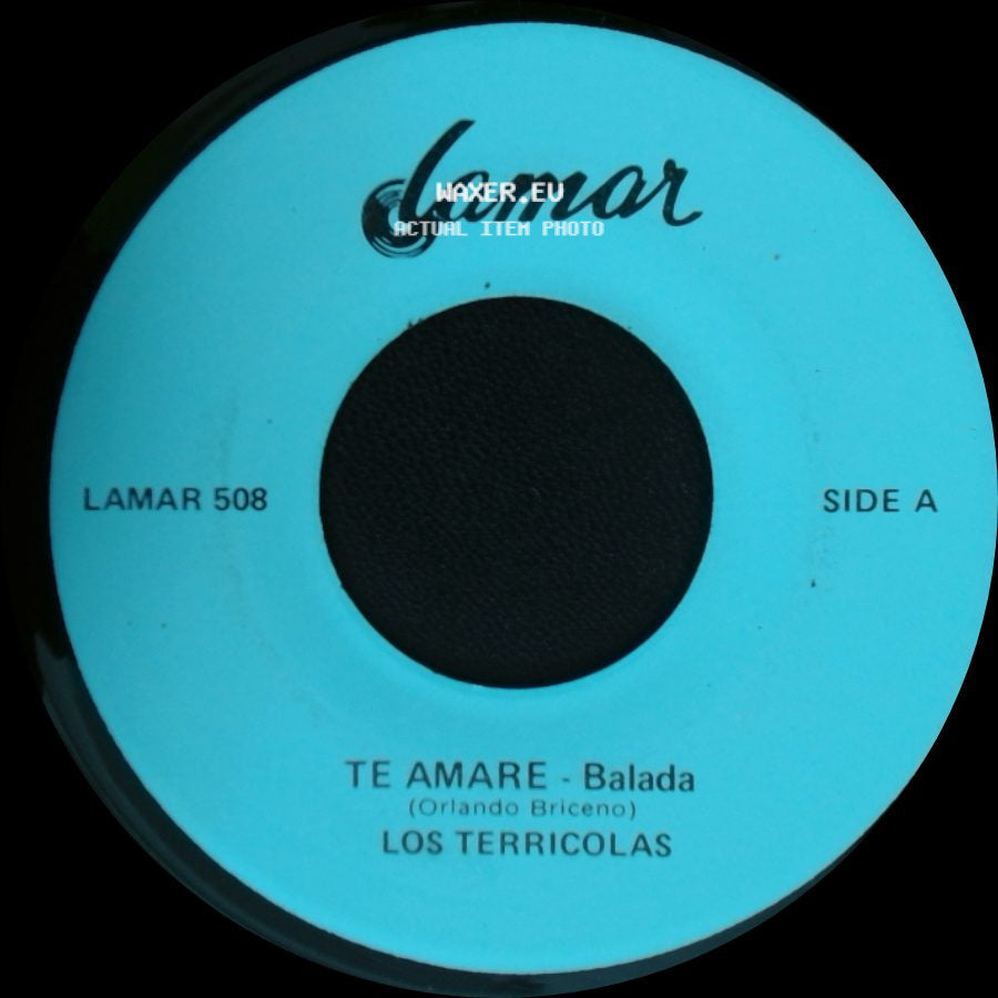 Los Terricolas - Te Amare - Balada / Cenizas - Balada side A