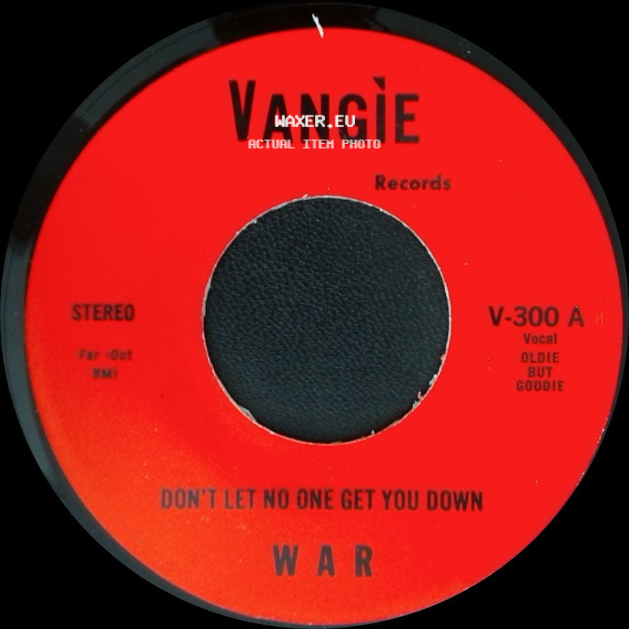 The Hollydood Saxons / War - Every Day's A Holiday / Don't Let No One Get You Down side B