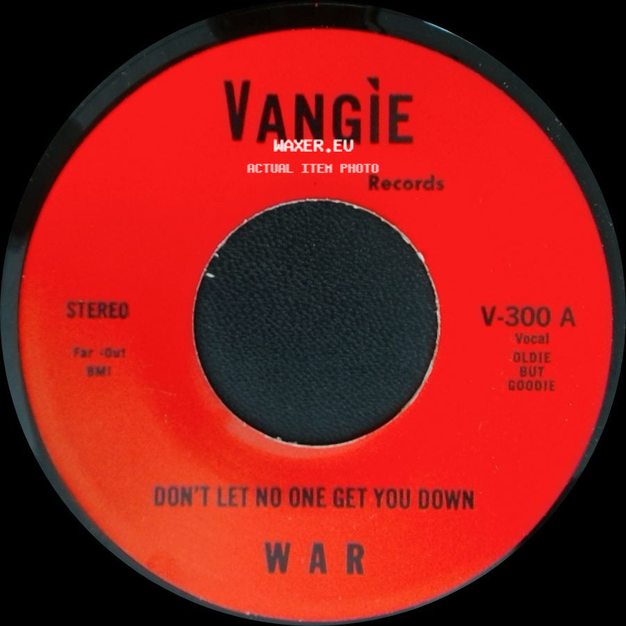The Hollydood Saxons / War - Every Day's A Holiday / Don't Let No One Get You Down side B