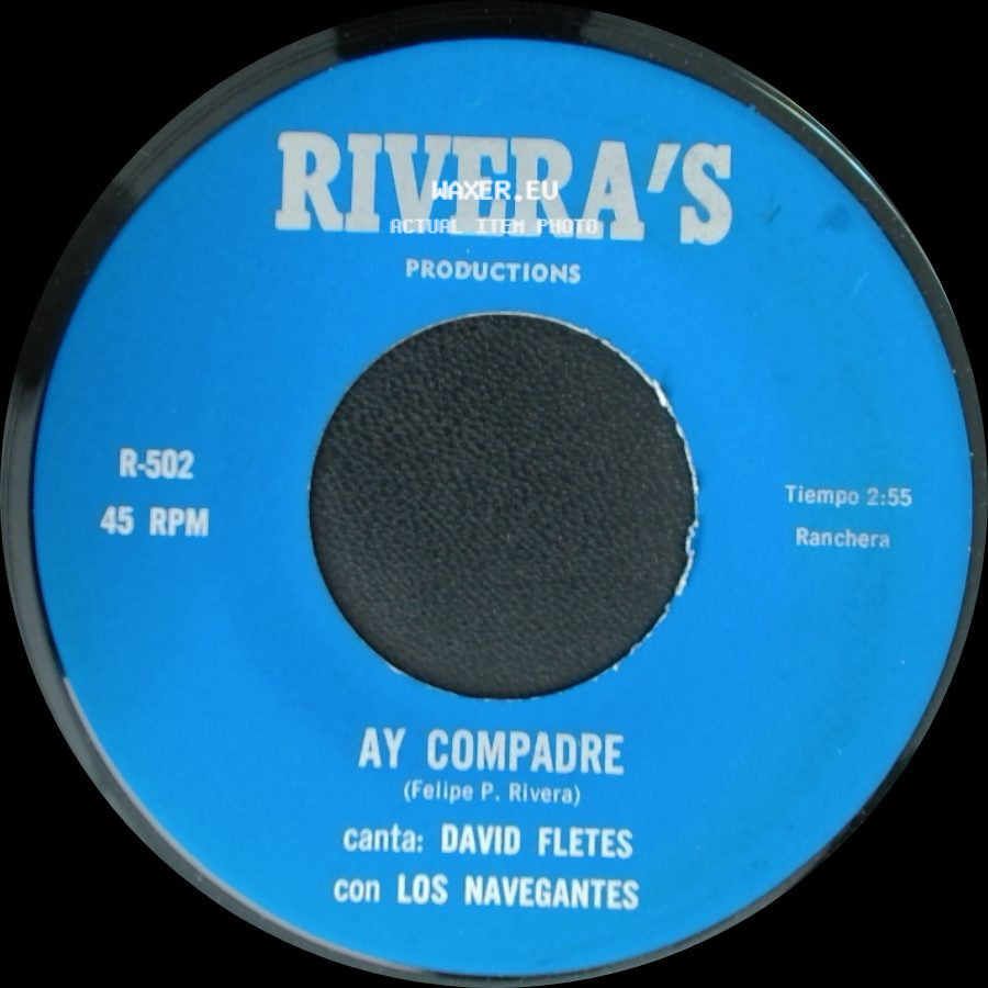 David Fletes Con Los Navegantes - Ay Compadre / El Peregrino side A