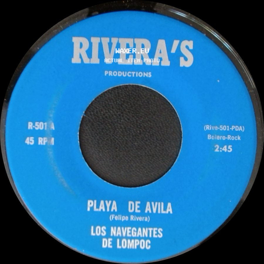 Los Navegantes De Lompoc - Playa De Avila / Tu Solo Tu side A