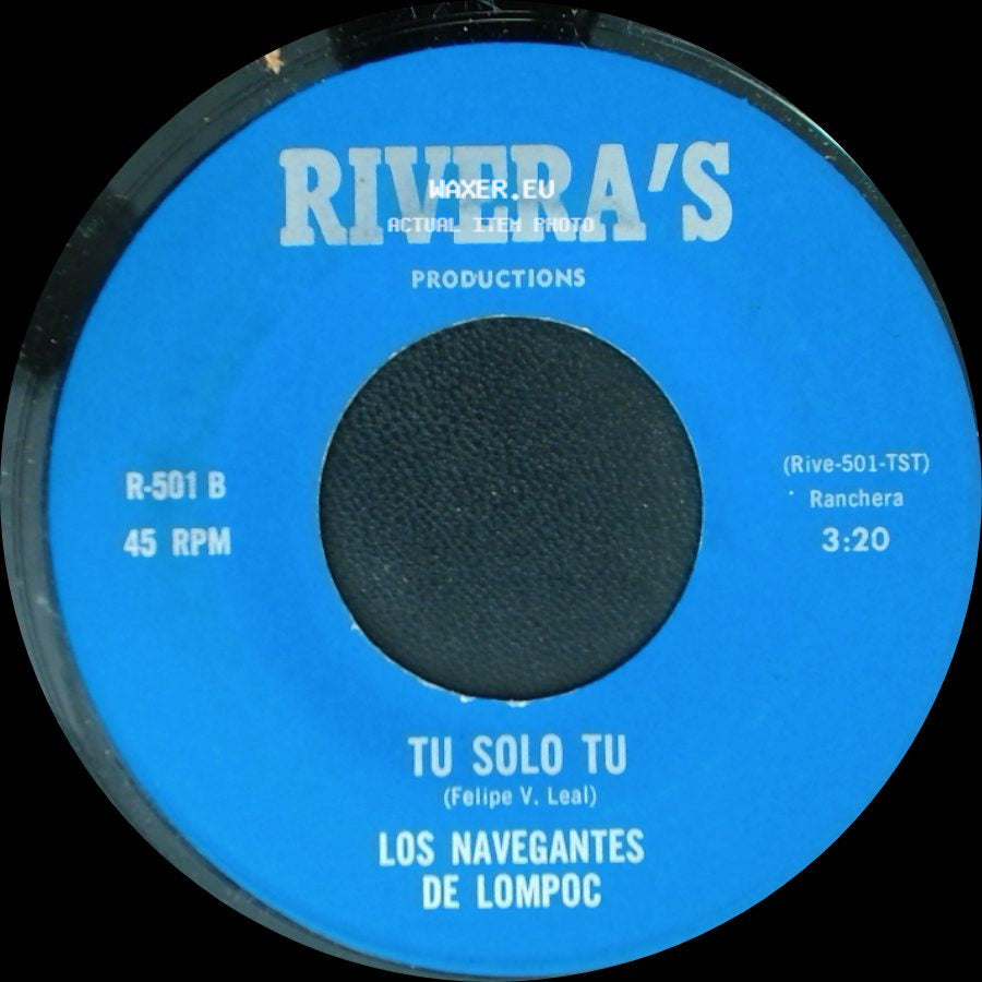 Los Navegantes De Lompoc - Playa De Avila / Tu Solo Tu side B