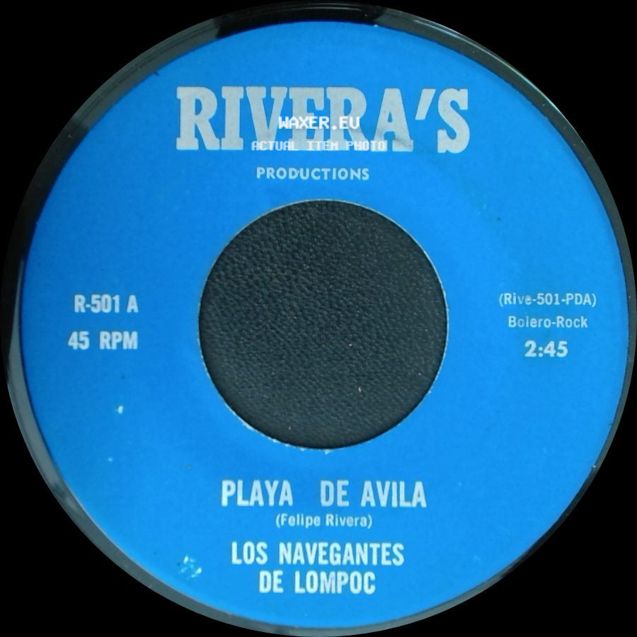 Los Navegantes De Lompoc - Tu Solo Tu / Playa De Avila side B