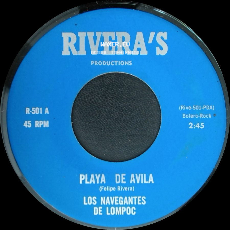 Los Navegantes De Lompoc - Playa De Avila / Tu Solo Tu side A