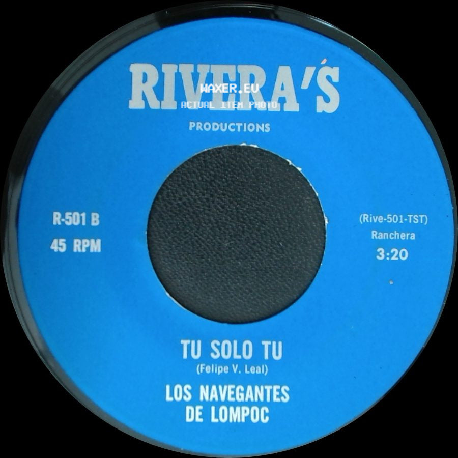 Los Navegantes De Lompoc - Playa De Avila / Tu Solo Tu side B